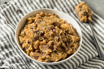 Homemade Edible Chocolate Chip Cookie Dough
