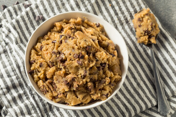 Homemade Edible Chocolate Chip Cookie Dough