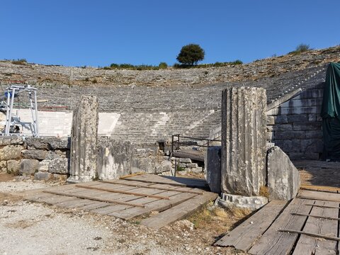 ancinet greek  theater of dodoni in ioannina perfecture  greece