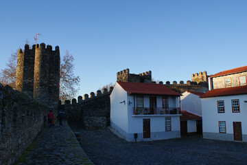rampart in braganca in portugal 