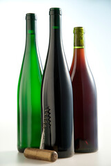 Flaschen und Glässer