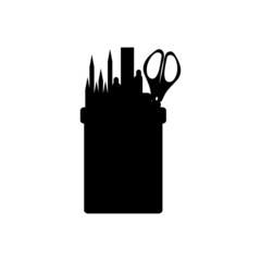 Silhouette stationery. Back to school.