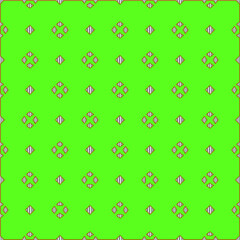 metal pattern on a green background.  pattern for fabric, wallpaper, packaging. Decorative print.