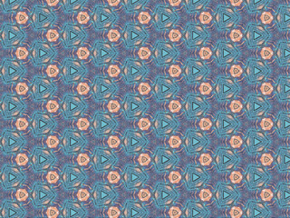 Hintergrund, Muster Würfel Dreieck Blau