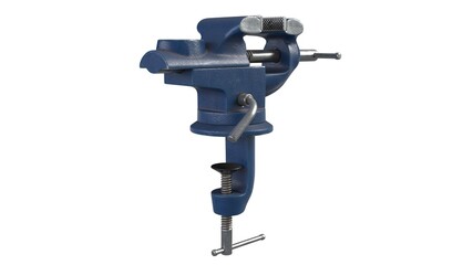 3D render of Table Vise isolated on white