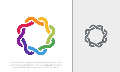 Global Community Logo Icon Elements Template. Community human Logo template vector. Community health care. Abstract Community logo. Social Networking logo designs.