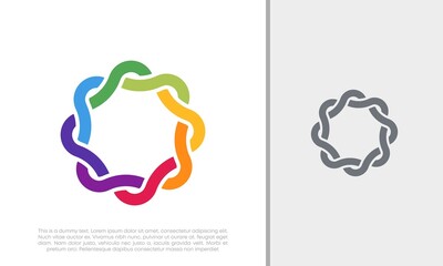 Global Community Logo Icon Elements Template. Community human Logo template vector. Community health care. Abstract Community logo. Social Networking logo designs.
