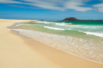 Beach Grandes Playas de Corralejo, Canary Island, Spain, Fuerteventura