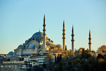 The Suleymaniye Mosque is an Ottoman imperial mosque in Istanbul, Turkey. It is the largest mosque...