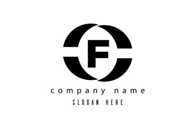 F creative single latter logo