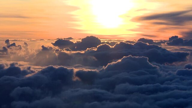 Above The Clouds Sunrise Timelapse