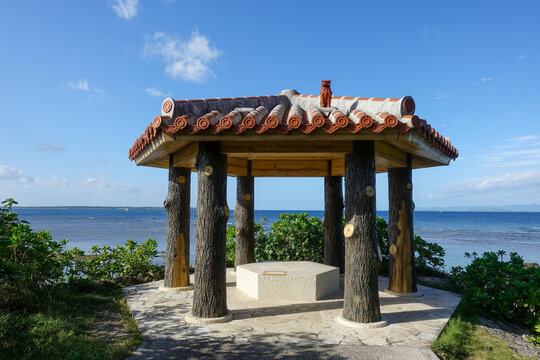 Oganzaki Cape In Ishigaki,Okinawa, Japan