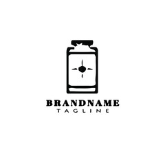 sun blocker tube logo icon design template vector