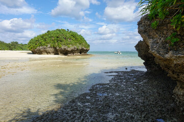 Kabira Bay in Ishigaki island, Okinawa, Japan