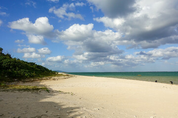 Fototapeta na wymiar Inoda Beach in Ishigaki island, Okinawa, Japan