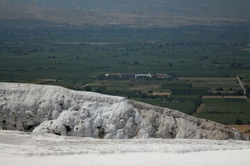 Views of Pamukkale, Hierapolis, Denizli, Turkey
