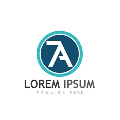 A Letter icon Template