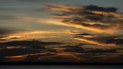Por do sol em Manaus