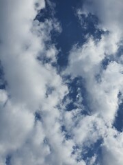 Obraz premium blue sky with clouds