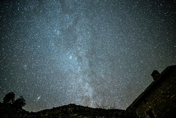 Estrella fotografia nocturna via lactea night photography stars © joangasconcomas