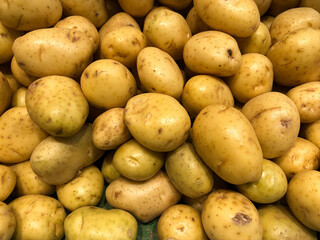 Potato - Close up of a pile of potatoes