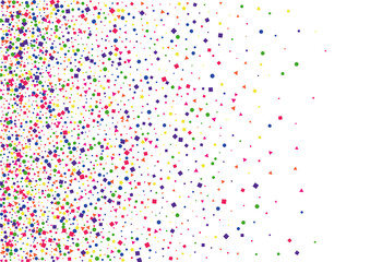 Green Christmas Star Illustration. Birthday Circle Background. Yellow Dot Decoration. Cartoon Confetti Decoration. Pink Frame Square.