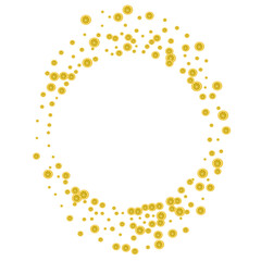 Juicy Lime Background White Vector. Lemon Drawing Set. Yellow Art Fruit. Yellow Vitamin Illustration.