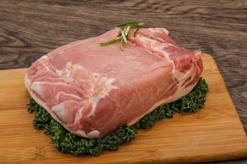 Pork meat piece for cooking