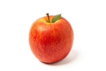 red apple isolated on white