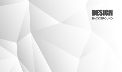 Obraz premium Abstract. White polygonal mosaic background. Vector, illustration.