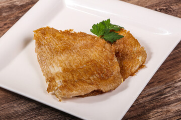 Roasted delicous seafood - stingray wings