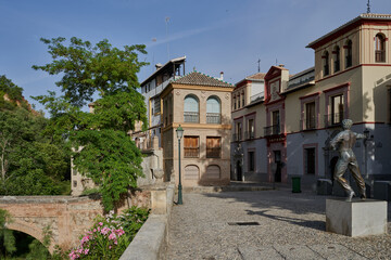Fototapeta na wymiar House of the Chirimias in Granada in Spain 