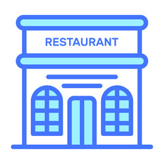 restaurant icon,  real estate  web and mobile icon