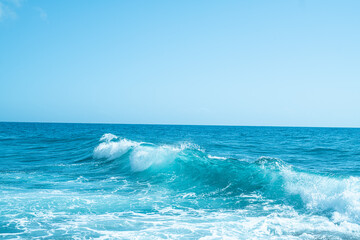 Wellen an Atlantikküste 
