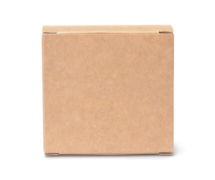 Small Blank Brown Paper Box