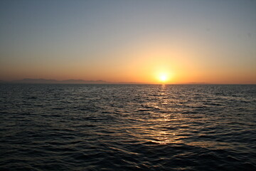 Sonnenuntergang am Meer