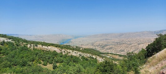 panorama of the mountains