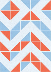 Abstract Geometric Pattern generative computational art illustration