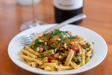 ショートパスタの料理