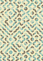 Abstract Geometric Pattern generative computational art illustration