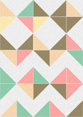 Abstract Geometric Pattern generative computational art illustration