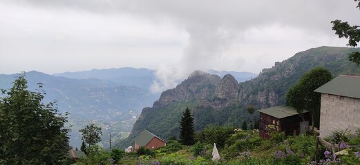 landscape in the mountains