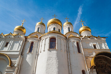 Epiphany Cathedral Moscow. View from below The Kremlin Temples High quality photo