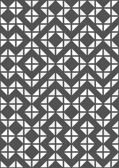 Abstract Geometric Pattern generative computational art illustration