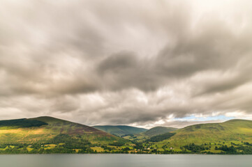 Scottish mountains in summer time