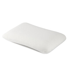 anatomical pillow made of foam material with memory effect, isolate on a white background
