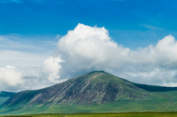 Scottish mountains in summer time