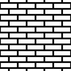Seamless brickwall pattern. Bricks cladding wall. Walling wallpaper. Geometric ornament. Grid background. Geometrical backdrop. Mosaic motif. Digital paper, textile print, web design. Vector artwork.