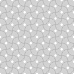 Overlapping Circles Pattern. Seamless pattern. Abstract Background. Ethnic pattern background.