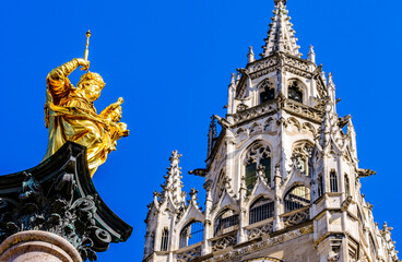 new city hall in munich - bavaria